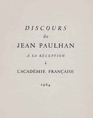 Jean Paulhan Mourlot