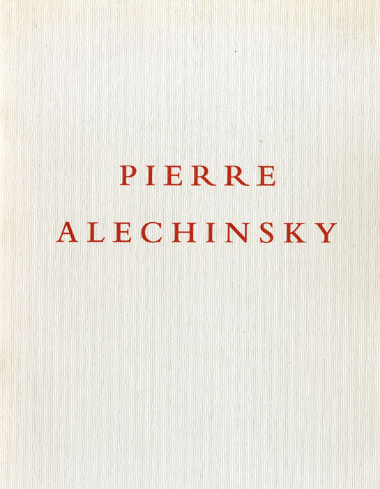 Pierre Alechinsky, Catalogue, 1993