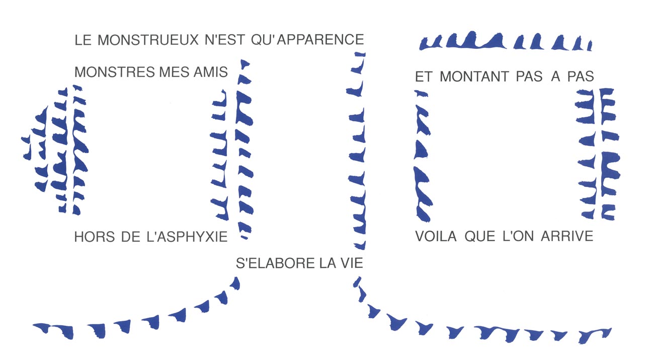 Pierre-Alechinsky-Livre-Offset-Tête-de-clou-Pierre-André-Benoit,-Alès-1991