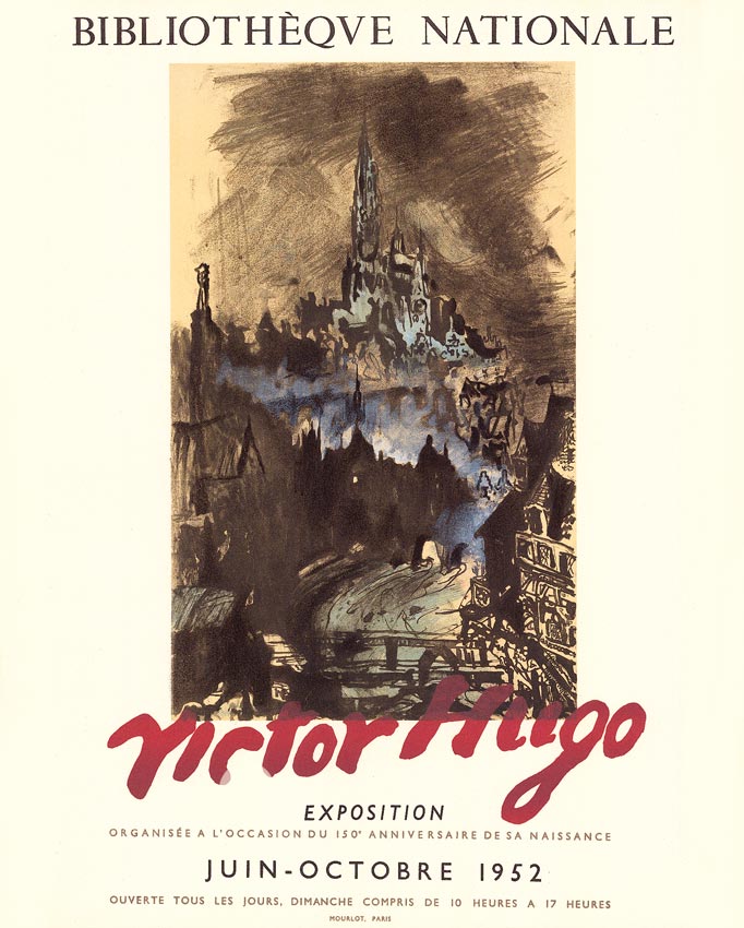 Victor Hugo, Affiche, 1952