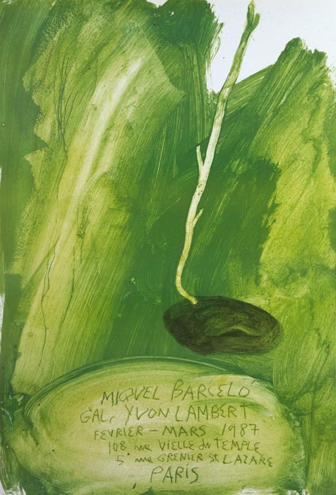 Miquel Barceló, Affiche, 1987