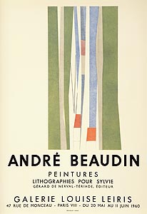 André Beaudin, Affiche, 1960