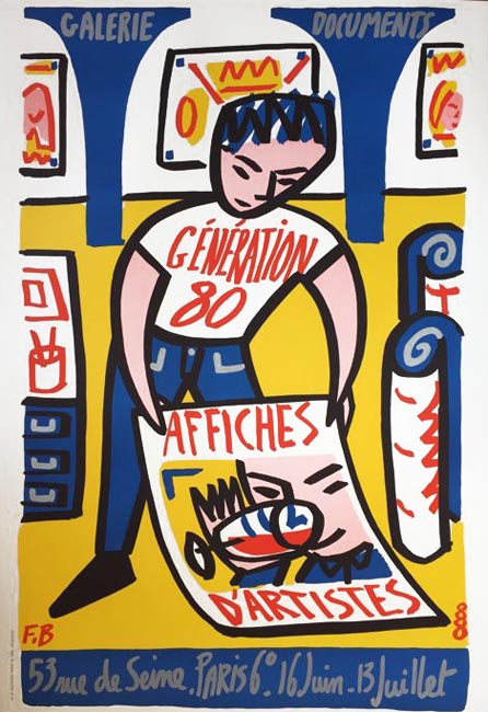 François Boisrond, Affiche, 1988