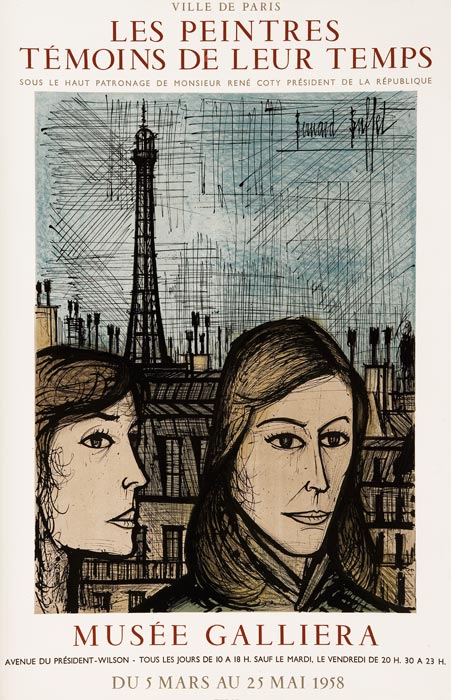 Bernard Buffet, Affiche, 1958