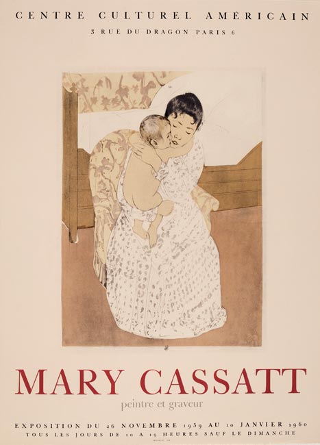 Mary Cassatt, Affiche, 1959