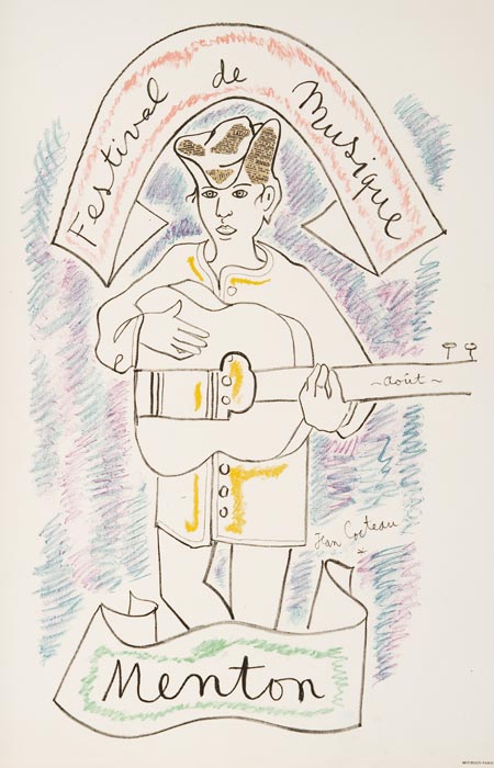 Jean Cocteau, Affiche, 1955