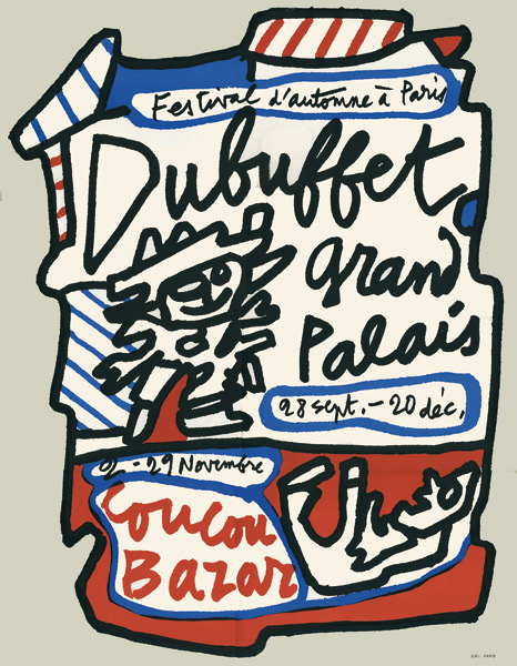 Jean Dubuffet, Affiche