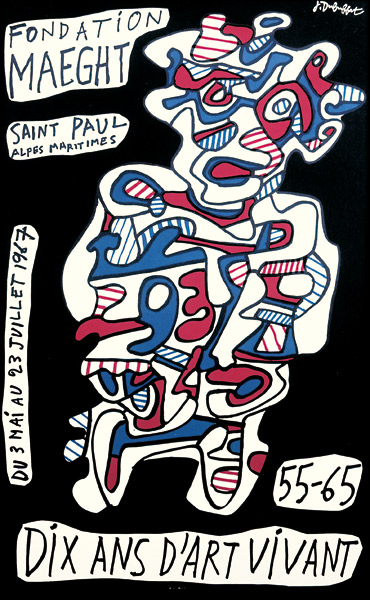 Jean Dubuffet, Affiche, 1967