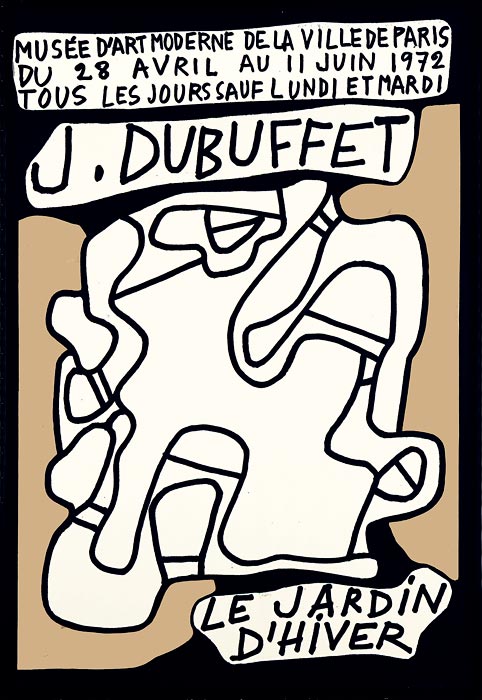 Jean Dubuffet, Affiche, 1972