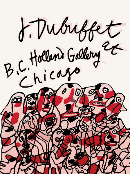 Jean Dubuffet, Affiche, 1974