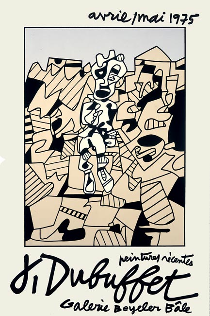 Jean Dubuffet, Affiche, 1975