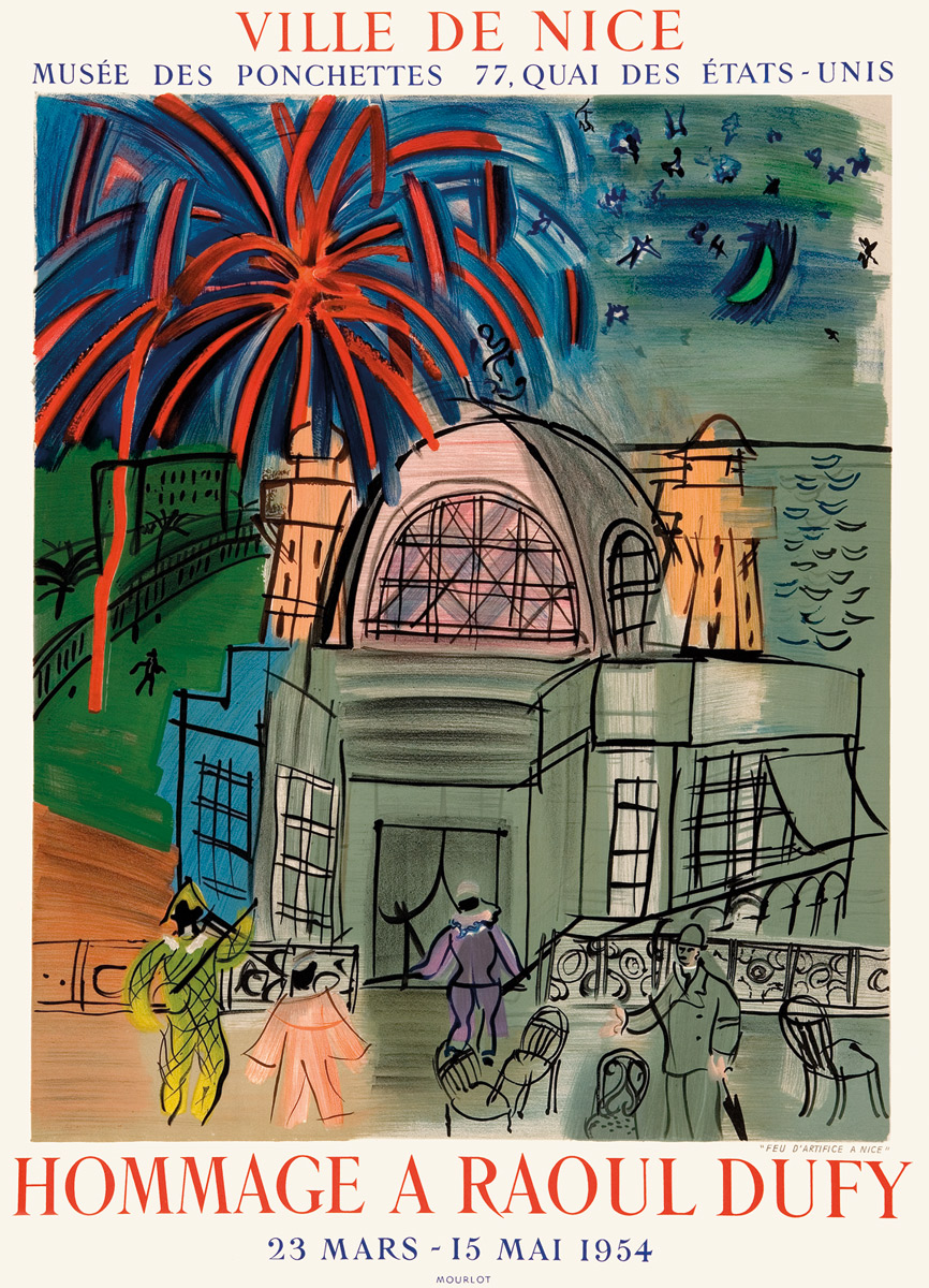 Raoul Dufy, Affiche, 1954