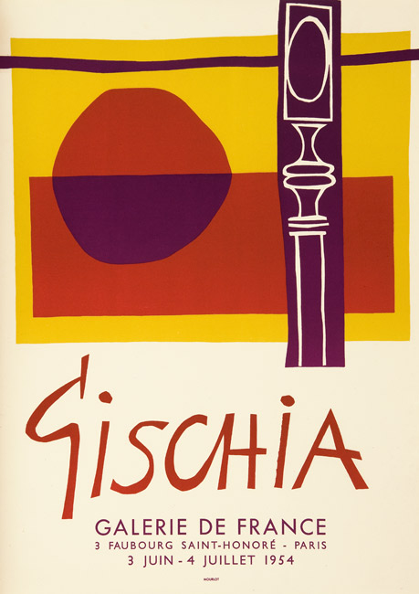 Léon Gischia, Affiche, 1954