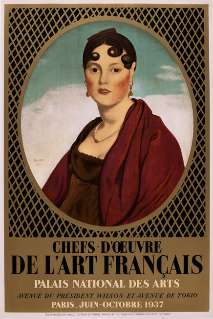 Jean-Auguste-Dominique Ingres, Affiche, 1937