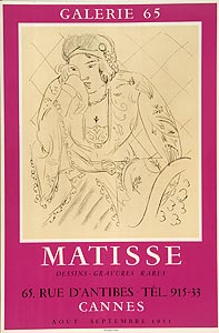 Henri Matisse, Affiche, 1955