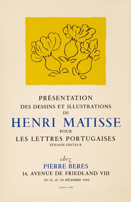 Henri Matisse, Affiche, 1946