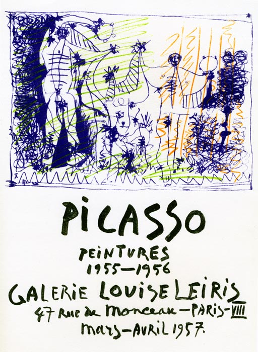 Pablo Picasso, Affiche, 1957