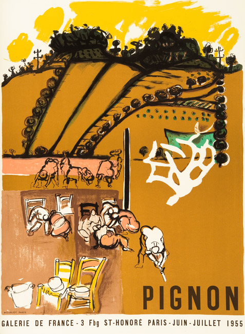 Edouard Pignon, Affiche, 1955