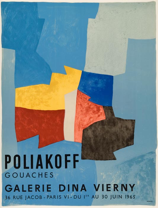 Serge Poliakoff , Affiche, 1965