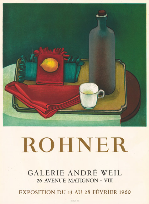 Georges Rohner, Affiche, 1960