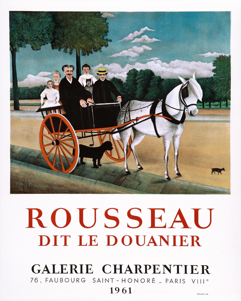  Rousseau (dit le douanier), Affiche, 1961