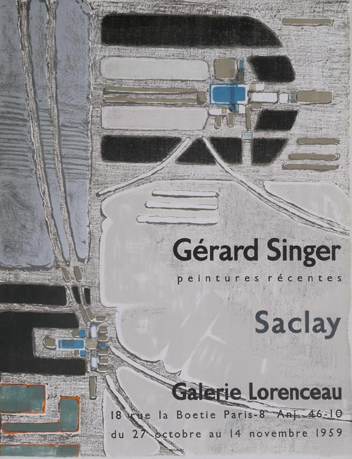 Gérard Singer, Affiche, 1959