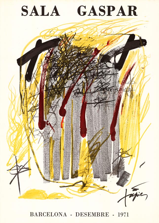 Antoni Tàpies, Affiche, 1971