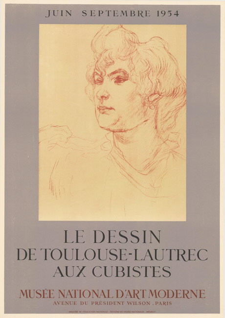 Henri de Toulouse-Lautrec, Affiche, 1954