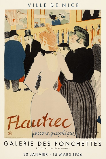 Henri de Toulouse-Lautrec, Affiche, 1954